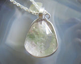 Lodolite Scenic Quartz Natural Crystal Pendant Necklace