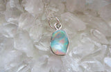 Welo Opal Natural Gemstone Sterling Silver Pendant Necklace