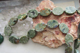 Natural Rainforest Jasper Rhyolite Gemstone Beaded Necklace