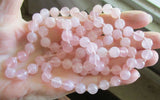 Rose Quartz Natural Gemstone Beaded Necklace