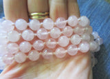 Rose Quartz Natural Gemstone Beaded Necklace