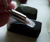 Pink Angel Quartz Beautiful Bullet Jewelry Pendant