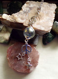 Angel Aura Quartz Crystal Ball Musical Peace Necklace