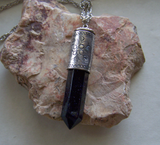 Galaxy Stars Bluestone Silver Bullet Jewelry Pendant