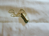 Brass Keepsake Capsule Bullet Jewelry Pendant Necklace