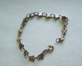 Vintage Sterling Silver Dainty Butterfly Bracelet