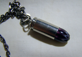 Rosetta Star Glass Chevron Bead Bullet Jewelry Pendant