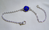 Cobalt Blue and Silver Evil Eye Bracelet