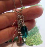 Candy Cane Jingle Bell Pendant