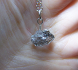 Herkimer Diamond Natural Gemstone Crystal Necklace