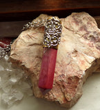 Natural Mookaite Jasper Stone Bullet Jewelry Pendant