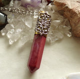 Natural Mookaite Jasper Stone Bullet Jewelry Pendant