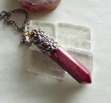 Natural Mookaite Jasper Stone Bullet Jewelry Pendant