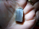 Natural Gray Moonstone Raw Gemstone Pendant