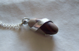 Shiva Lingam Natural Wire Wrapped Stone Pendant