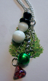 Winter Snowman Jingle Bells Necklace