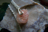 Natural Oregon Sunstone Crystal Pendant