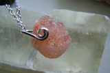 Natural Oregon Sunstone Crystal Pendant