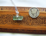 Green Tourmaline 925 Silver Wire Wrapped Gemstone Pendant Necklace